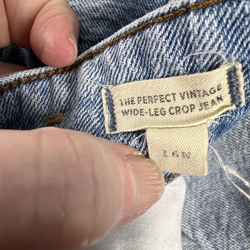 Madewell Denim Shorts Curvy Perfect Vintage Blue 16W inseam 10in waist 39-40in - Picture 5 of 6